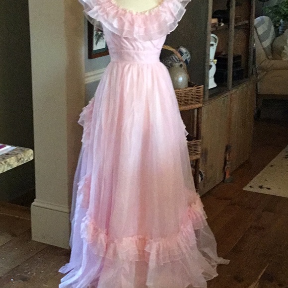 vintage lorrie deb Dresses & Skirts - VintagePink Lorrie Deb Gown